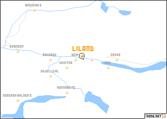 map of Liland