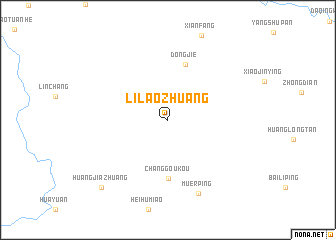 map of Lilaozhuang