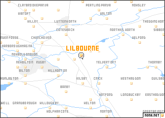 map of Lilbourne