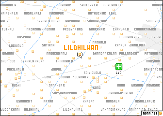 map of Lil Dhilwān