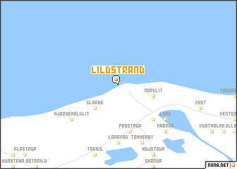 map of Lild Strand