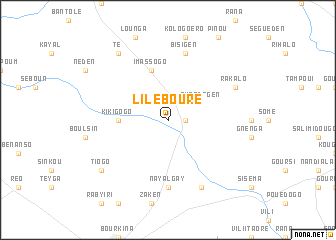 map of Lilebouré