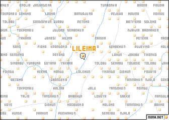 map of Lileima