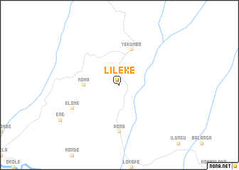 map of Lileke