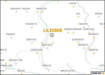 map of Lilekovo