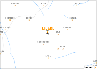 map of Lileko