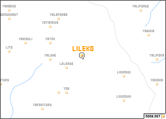 map of Lileko