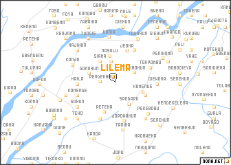 map of Lilema