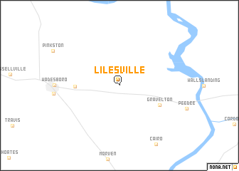 map of Lilesville