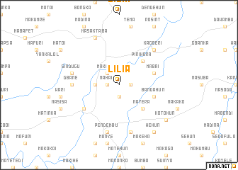 map of Lilia