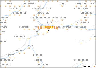 map of Lilienfeld