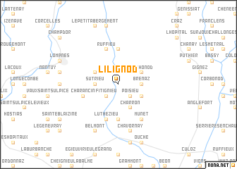 map of Lilignod