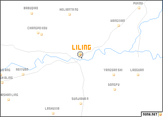 map of Liling