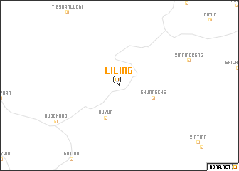 map of Liling