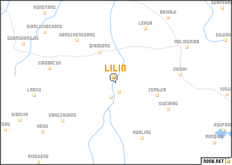 map of Lilin