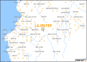 map of Liliputen