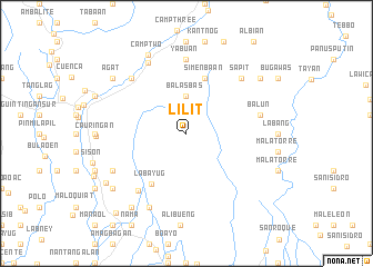 map of Lilit