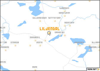 map of Liljendal