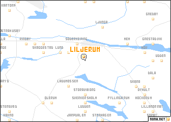 map of Liljerum