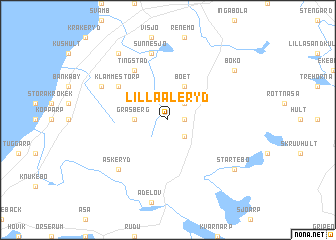 map of Lilla Aleryd