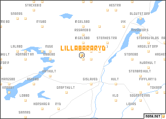 map of Lilla Båraryd