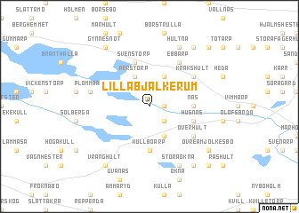 map of Lilla Bjälkerum