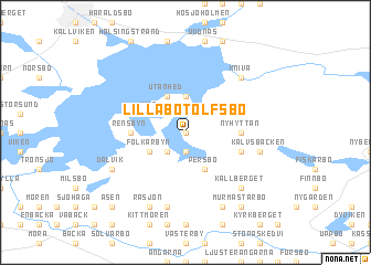 map of Lilla Botolfsbo