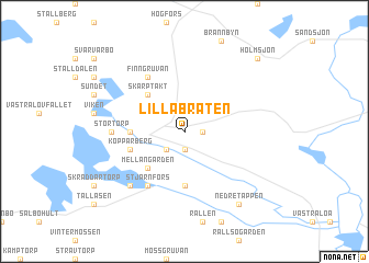 map of Lilla Bråten