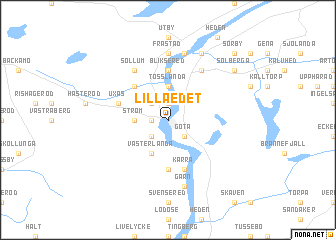 map of Lilla Edet