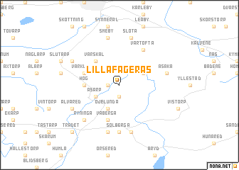 map of Lilla Fagerås