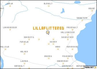 map of Lilla Flittered