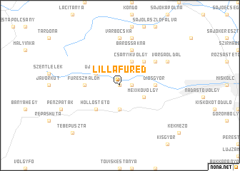 map of Lillafüred