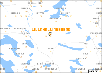 map of Lilla Hällingeberg