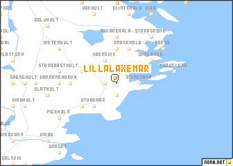 map of Lilla Laxemar
