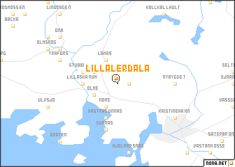 map of Lilla Lerdala