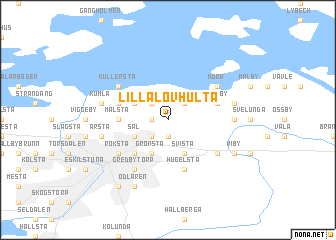 map of Lilla Lövhulta