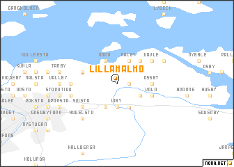 map of Lilla Malmö