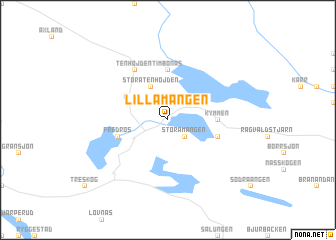 map of Lilla Mången