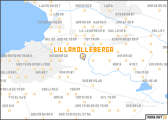 map of Lilla Mölleberga