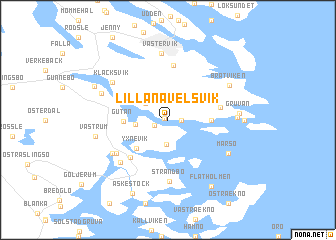 map of Lilla Nävelsvik