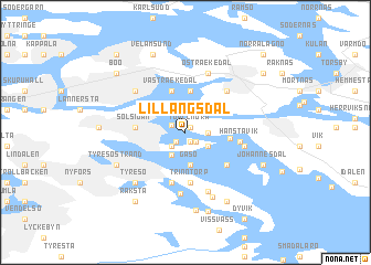 map of Lillängsdal