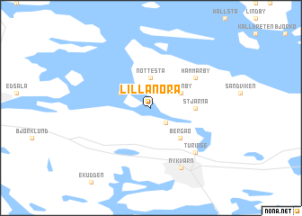 map of Lilla Nora