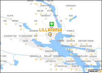 map of Lilla Norge