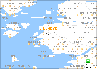 map of Lilla Ryr