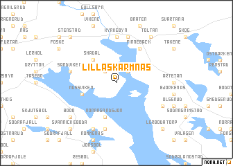 map of Lilla Skärmnäs