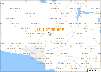 map of Lilla Töringe