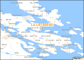 map of Lilla Torrön