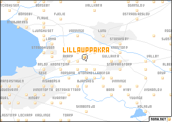 map of Lilla Uppåkra