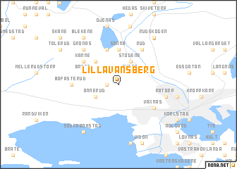 map of Lilla Vänsberg