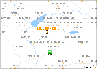 map of Lilla Väring